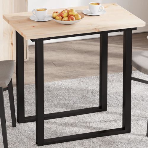 Vidaxl Dessus De Table 80x50x2,5 Cm Rectangulaire Bois De Pin Massif