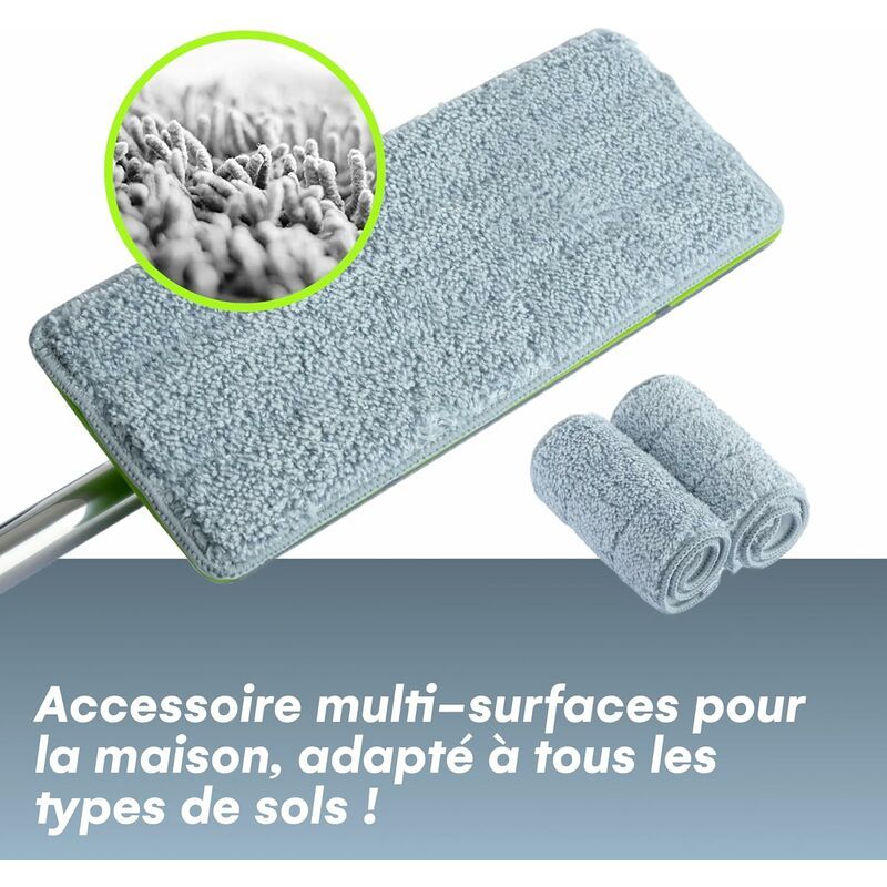 Kit Balai Serpillere & Seau Essoreur - Balai en Microfibre P... - 2