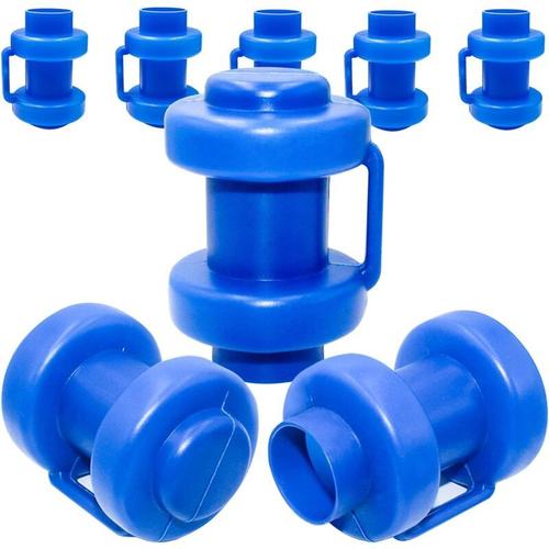 Embouts De Trampoline Lot De 8 Protection Pour Barres De Filet De Trampoline O 25 Mm, Bleu Goodnice