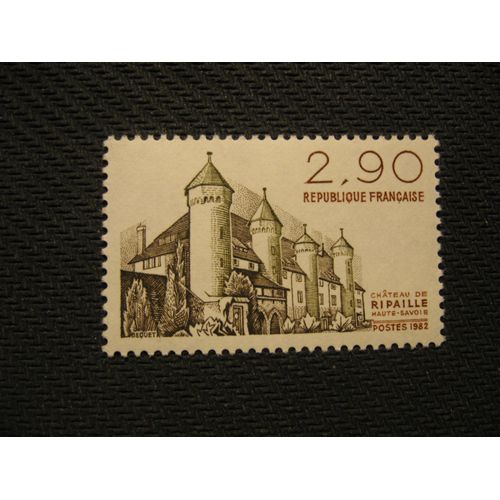 Timbre "Château De Ripailles (Haute Savoie)" 1982 - Y&t N° 2232