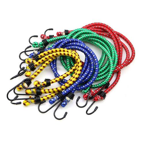 Lot De 8 Pieces En 4 Couleurs 4 Dimensions Bungee Cords Avec Crochets Pour La Protection Des Meubles, Des Chariots, Des Tentes De Camping, Des Motos Goodnice