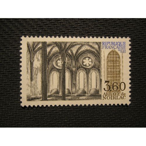 Timbre "Abbaye De Noirlac" 1983 - Y&t N° 2255