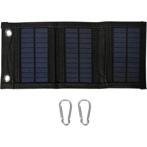 8w Chargeur Solaire Pliable Panneau Solaire Etanche Exterieur Polysilicium Panneau Solaire Avec Ports Usb 5v For Iphone Ipad Samsung Galaxy Ect Goodnice