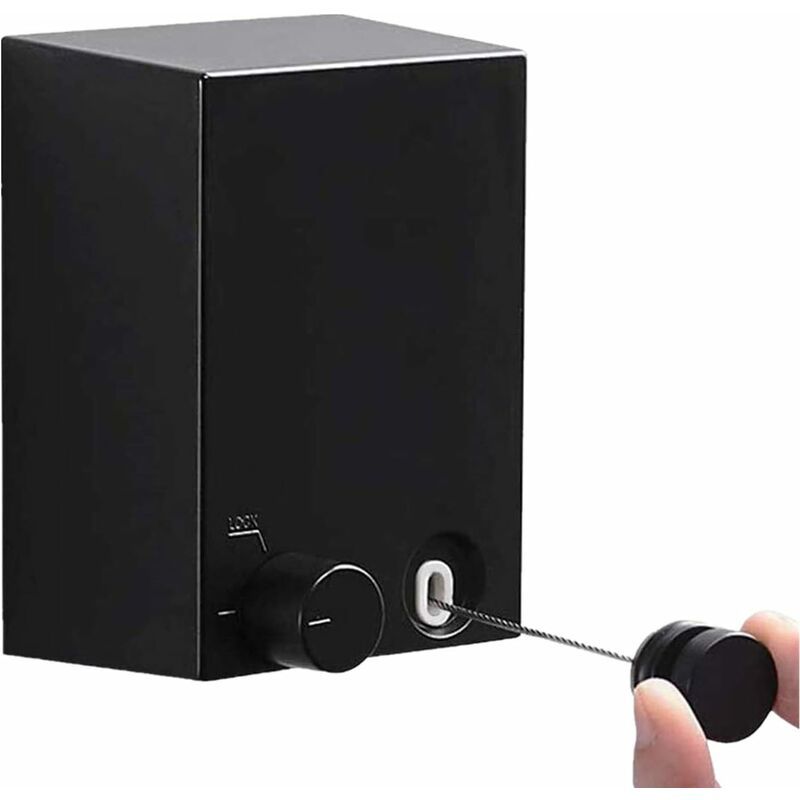Support de sechage de blanchisserie fixe au mur de corde a l...