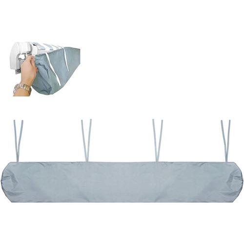 Protecteur De Couverture D'auvent Anti-Poussiere, Housse De Auvent Pare Soleil Sac De Protection Pour Store Banne, Avec Cordon, Pour Terrasse De Jardin Exterieur(Size:2m,Color:Gris) Goodnice