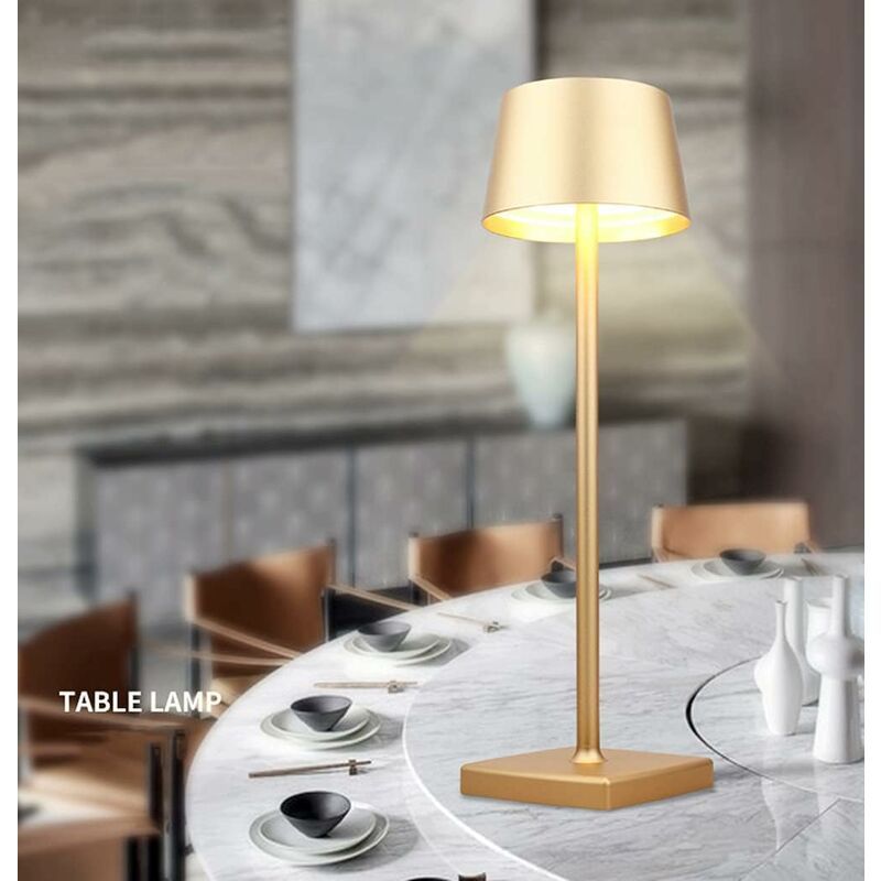 Lampe De Table Sans Fil, Lampe Sans Fil Rechargeable Dimmabl... - 2