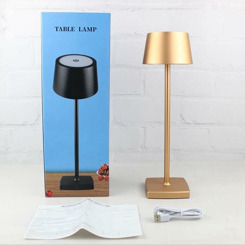 Lampe De Table Sans Fil, Lampe Sans Fil Rechargeable Dimmabl... - 4