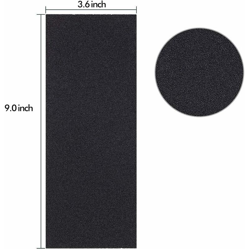 BUTY-45 Pièces Papier De Verre 120 à 3000 Grains Papier De Verre Papier