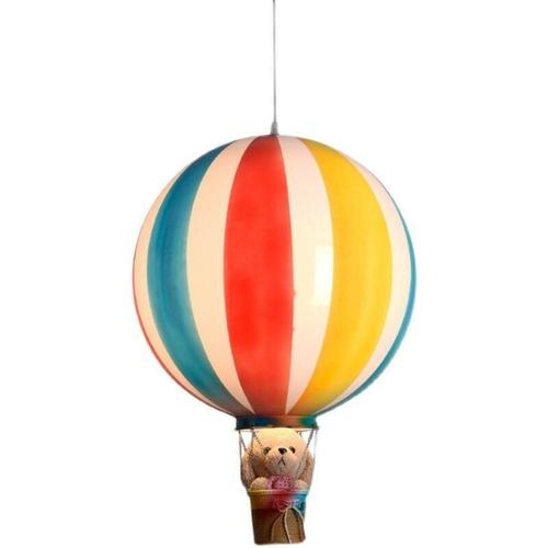 Plafonnier Pour Enfants Lustre En Forme De Montgolfiere, Moderne Pour Chambre De Garcons/Filles, Abat-Jour En Acrylique, Lampe Suspendue Creative Pour Chambre D'enfant Goodnice