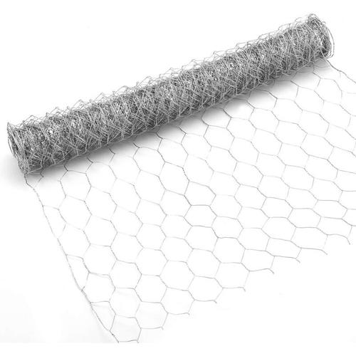 Filet De Fil De Poulet De 0.35×10 M Filet De Fil Hexagonal Galvanise En Metal Grillage Leger Pour Les Projets D'artisanat Et Le Jardinage Goodnice