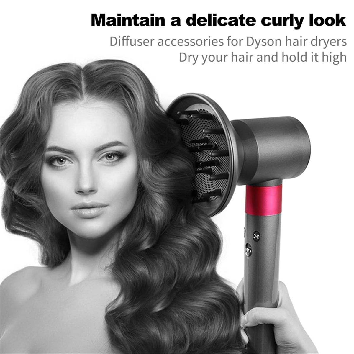 Diffuseur de Cheveux AmLior et Adaptateur pour , Accessoir... - 6