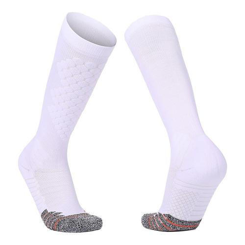 Lucky_Mall Nouveau Epaississement Belles Chaussettes De Compression De Jambe En Plein Air Blanc Lucky_Mall