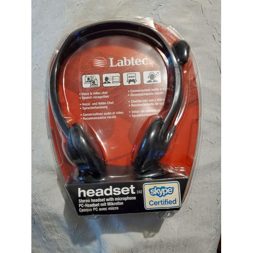 Labtec Headset 242/Casque PC avec Micro