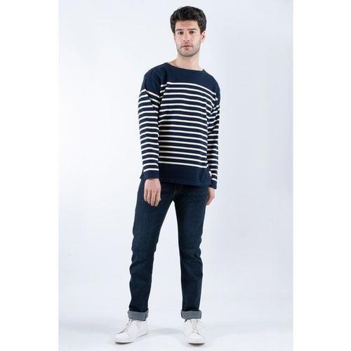 Fileuse D Arvor Marinière Lamaneur - Fileuse D'arvor Homme Rich Navy/Nature L