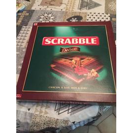 Jeu de société Scrabble Megableu Plateau Tournant en Bois de Luxe