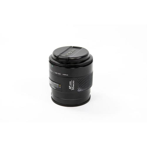 Objectif MACRO MINOLTA AF 50 mm F/2.8 pour Minolta Sony A monture Exc +