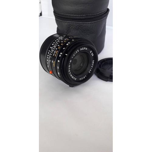 LEICA SUMMICRON-M 2/35 mmASPH.E39 LEITZ pour M2/M3/M4/M5/M6/M7/M8/M9/MP