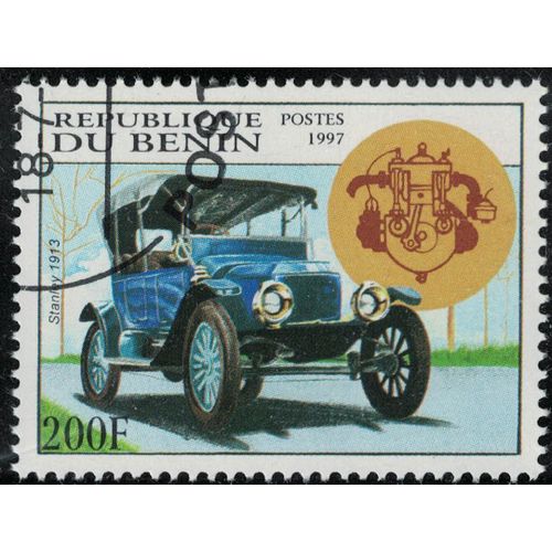 Bénin 1997 Oblitéré Used Transports Voiture Stanley 1913 Su