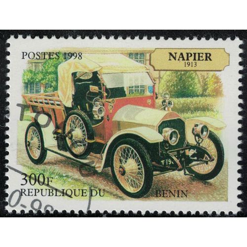 Bénin 1998 Oblitéré Used Transports Voiture Napier 1913 Su