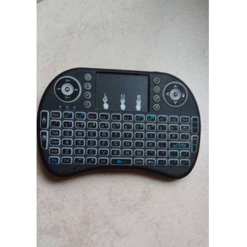 Mini Clavier QWERTY , Ergonomique sans Fil avec Touchpad