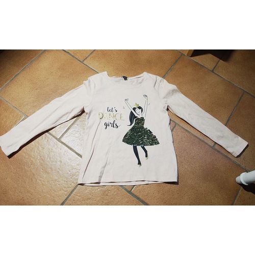 T-Shirt Fille 8 Ans Kiabi Comme Neuf