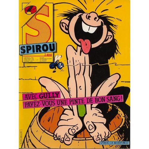 Spirou N° 2404 : Avec Gully Payez Vous Une Pinte De Bon Sang!
