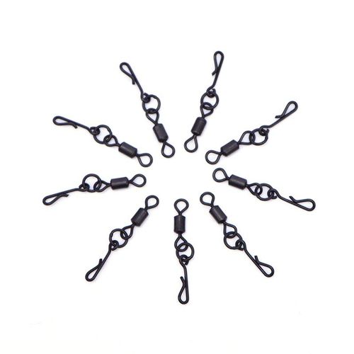 20 Pièces En Acier Inoxydable Pêche Pivote Connecteur Broche Roulement Roulement Pivotant Snap Broches Pêche Pivote Accessoires