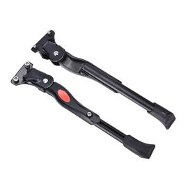 Supports De Stationnement De Vélo En Aluminium Béquille De Vélo Côté Séjour Béquille Accessoires De Vélo Noir