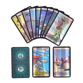 5€95 sur 78 cartes de jeu Mystic Tarot jeu de cartes jeu de société lire le  destin mythique divination pour fortune sorcière jeu de cartes en anglais B  - Jeux classiques 