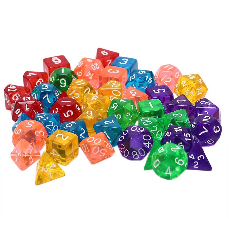 Jeu Cr�atif D�s D & D Color� Multicolore D�s M�lang�s 7 Pi�c...