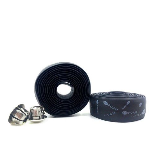 1pc Enveloppe + Bleu/Noir Barre Prise Poignée Ceinture Vélo Vélo Vélo Liège Guidon Bande