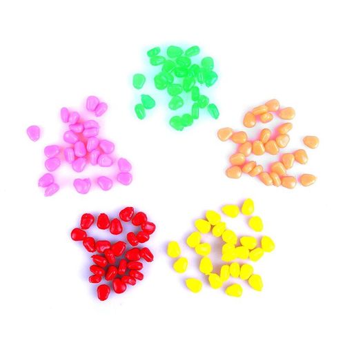 5 Couleurs Pop Up Carpe Pêche Maïs Appât Aromatisé Flottant Herbe Carpe Maïs Souple Granule Leurre Avec Boîte 125 Pcs/Lot
