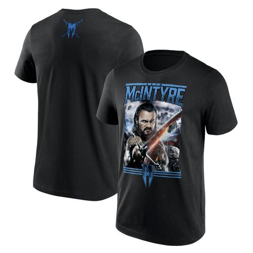 T-Shirt Wwe Drew Mcintyre Clash At The Castle - Noir - Hommes