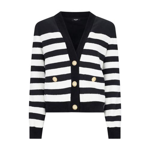 Balmain - Knitwear > Cardigans - Black