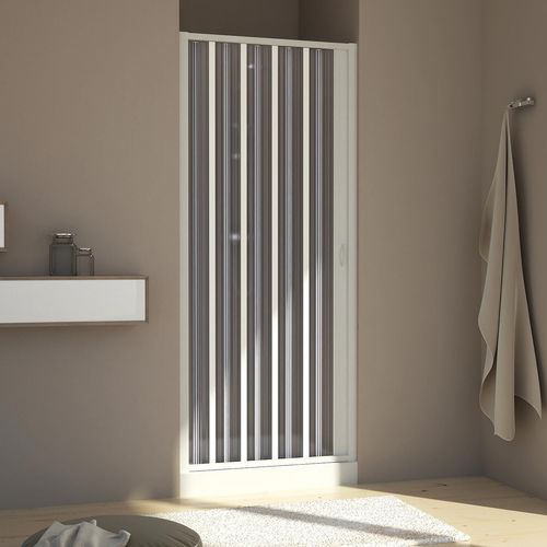 Paroi douche 70 CM H185 en Plastique pvc modèle Aura avec l¿ouverture latérale