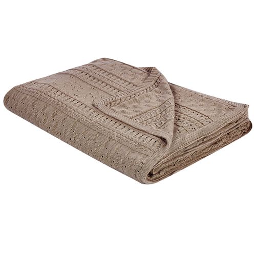 Couvre-Lits Daulet Coton 150 X 200 Cm Marron