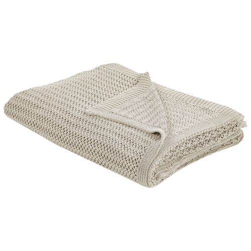 Couvre-Lits Ilen Coton 150 X 200 Cm Beige Clair