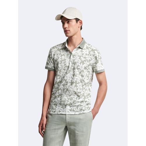 Polo Manches Courtes 100% Coton Fleuri - Vert Amande - Xxl