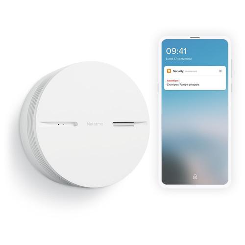 Détecteur de fumée Netatmo Détecteur de Fumée Connecté