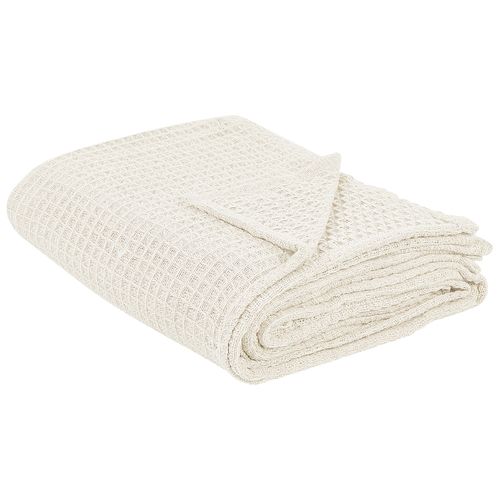 Couvre-Lits Chagyl Coton 150 X 200 Cm Beige Clair