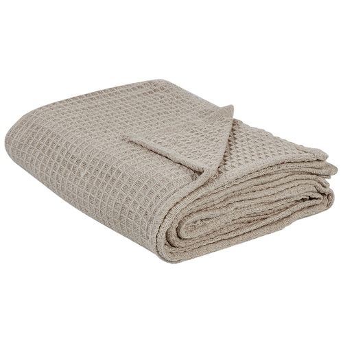 Couvre-Lits Chagyl Coton 200 X 220 Cm Taupe