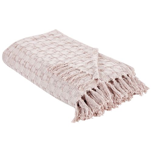 Couvre-Lits Bere Coton 220 X 240 Cm Rose Pastel