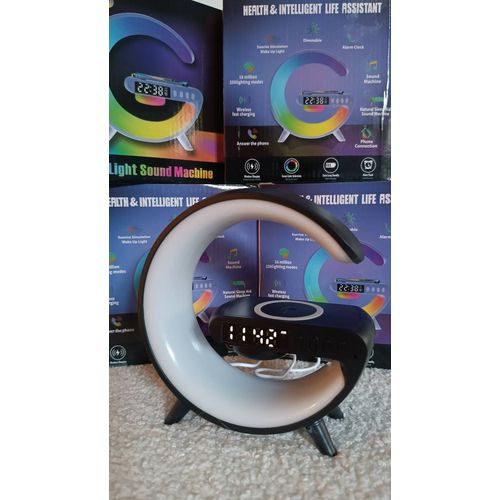 ?? Station réveil lumineuse, enceinte bluetooth, chargeur a induction ??