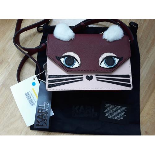 Sac motif Choupette Karl Lagerfeld