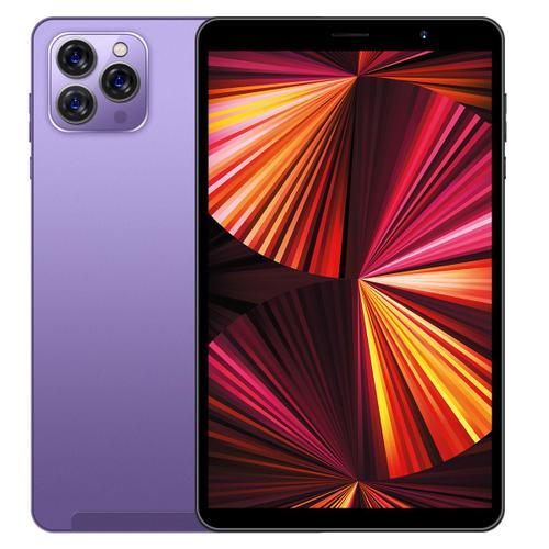 2024 dernière tablette Android tab14, mémoire d'exécution 12gb + 512gb, très grand écran HD de 10.1 pouces, violet