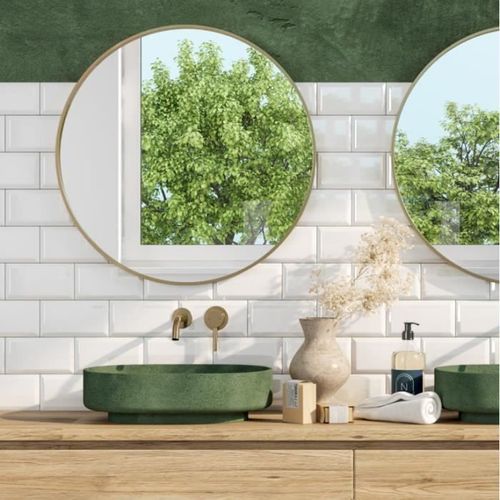NORDLINGER PRO Crédence métro blanc - 80 x 120 cm - Résistant à la chaleur