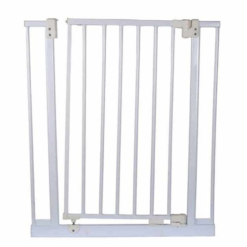 Barrière de sécurité - NORDLINGER PRO - Métal - Blanc - 69 à 73 cm - 74 cm de hauteur