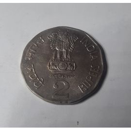 2 Roupie Inde Pièce Circulante Emblème De L'inde In_19 1996