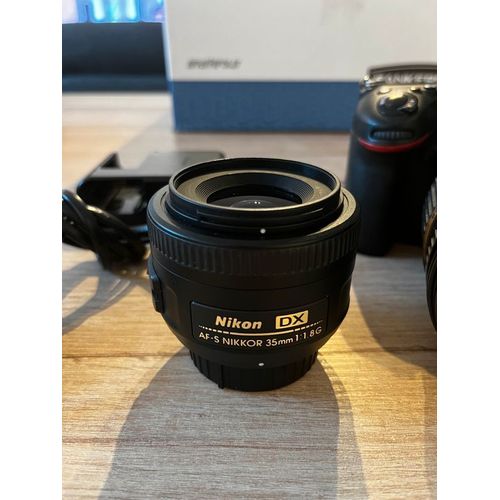 Nikon D7200 24 mpix + Objectif Nikon Nikkor - 35 mm - f/1.8 G AF-S DX + Objectif Nikon F - Tamron SP AF 17-50mm f/2,8 XR