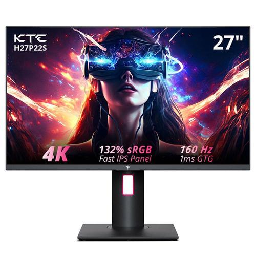 KTC H27P22S Moniteur de jeu 27 pouces IPS rapide 3840 × 2160 160 Hz